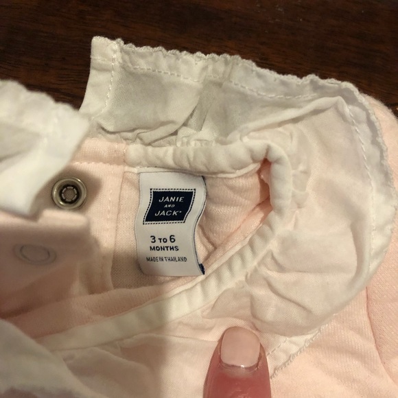 ** 6 for $25** Pink Janie and Jack romper 3 to 6 months - Picture 3 of 4